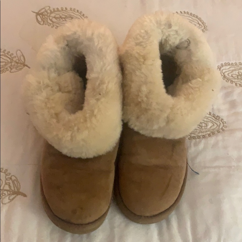 Short tan Uggs